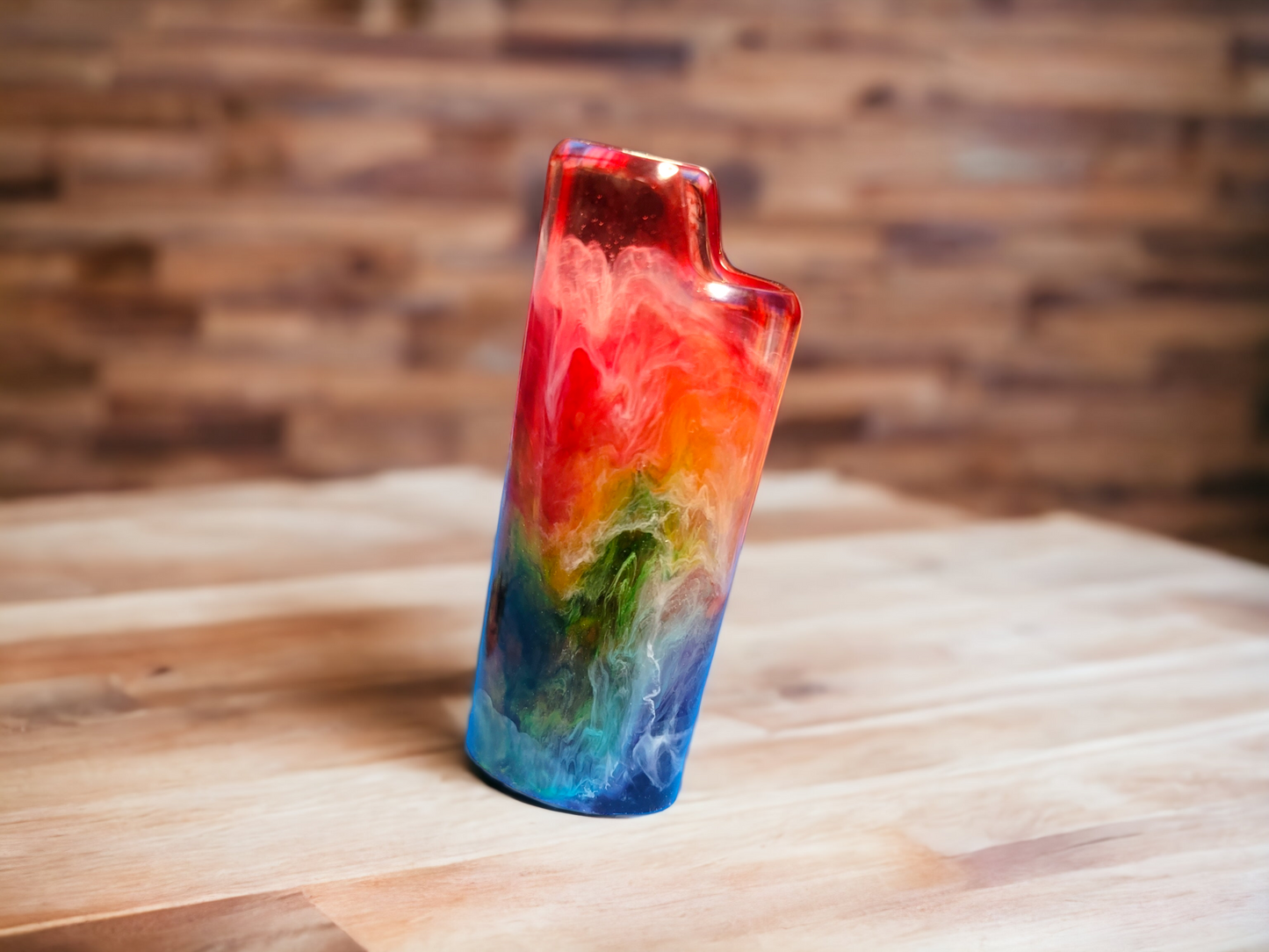 Rainbow Lighter Case - Resin Lighter Holder