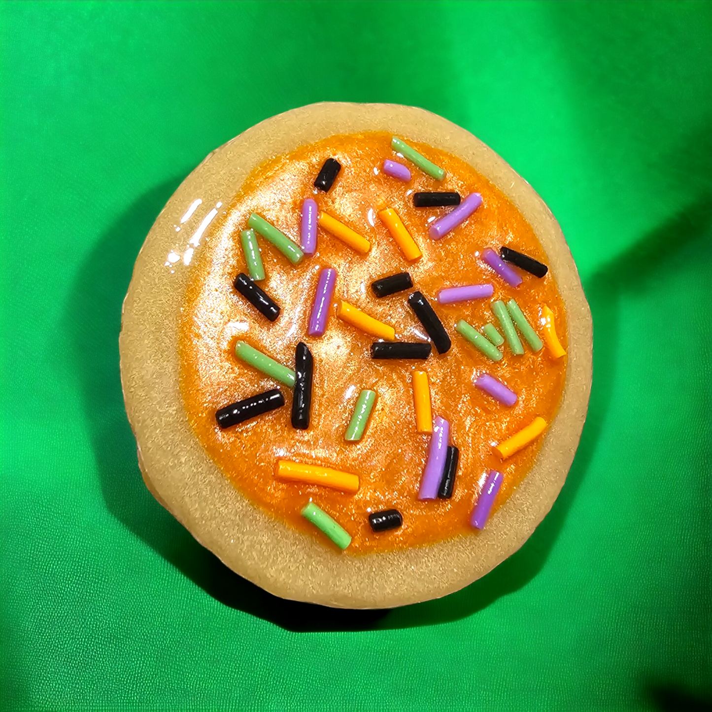 Halloween Sugar Cookie Phone Grip, Realistic 3D Soft Sugar Cookie, Scented
