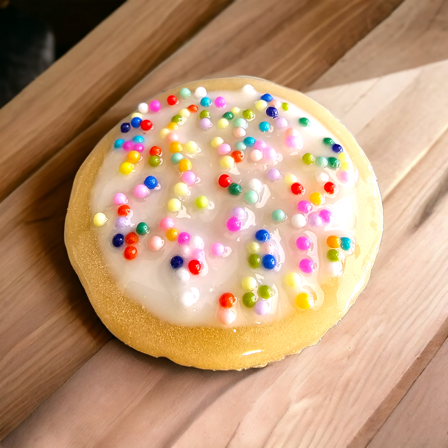 Sprinkle Sugar Cookie Phone Grip, Realistic 3D Soft Sugar Cookie, Scented