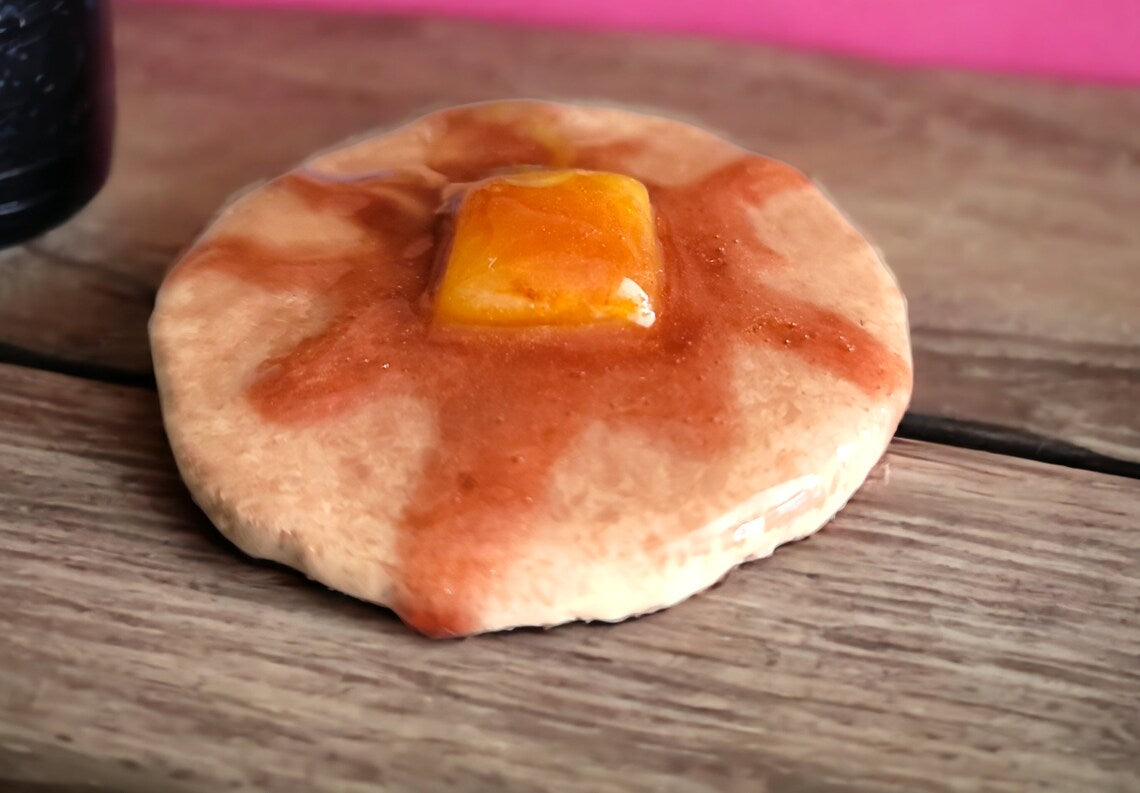 Pancake Phone Grip, Pankēki Phone Grip, Pancake and Syrup Phone Grip